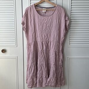 Lavender Knox Rose Short Sleeve Dress